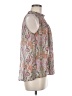 Maison d' Amelie Silver Sleeveless Blouse Size M - photo 4