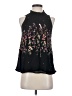 Floreat 100% Viscose Black Sleeveless Blouse Size XS - photo 1