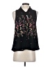 Floreat 100% Viscose Black Sleeveless Blouse Size XS - photo 2