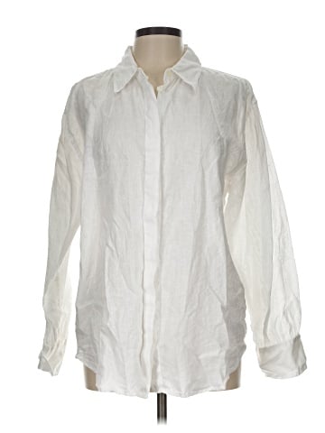 Ann Taylor Long Sleeve Button-Down Shirt (view 1)