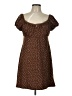 No Boundaries Hearts Brown Casual Dress Size L - photo 1