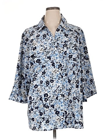 Maggie Barnes 3/4 Sleeve Blouse (view 1)
