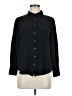 Boden 100% Silk Black Long Sleeve Silk Top Size 6 (petite) - photo 1