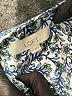 Ann Taylor LOFT 100% Polyester Blue Sleeveless Blouse Size L - photo 7