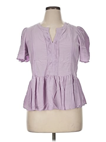 Rose + Olive Short Sleeve Blouse (view 1)