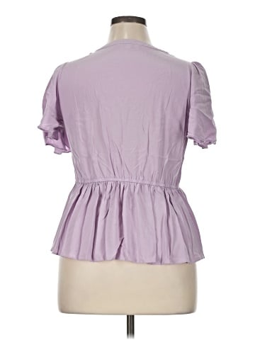 Rose + Olive Short Sleeve Blouse (view 2)