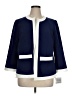 Kasper Color Block Blue Blazer Size 14W - photo 1