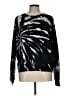 Lovestitch 100% Cotton Tie-dye Black Pullover Sweater Size L - photo 1