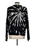 Lovestitch 100% Cotton Tie-dye Black Pullover Sweater Size L - photo 2