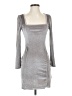 Unbranded Metallic Silver Cocktail Dress Size S - photo 1