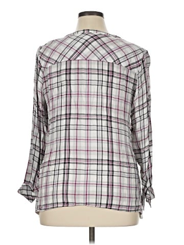 Workshop Republic Clothing 3/4 Sleeve Blouse (view 2)