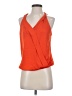 Heartloom 100% Polyester Orange Sleeveless Blouse Size S - photo 1
