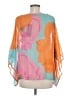 Trina Turk 100% Polyester Orange Kimono Size Med - Lg - photo 2