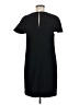 Trina Turk 100% Polyester Solid Black Casual Dress Size 8 - photo 2