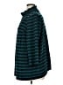 MING WANG Stripes Teal Coat Size 1X - photo 5