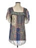 Johnny Was Gray Short Sleeve Blouse Size S - photo 1