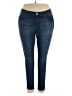 Democracy Solid Blue Jeans Size 18 - photo 1