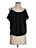 Joie 100% Silk Black Short Sleeve Top Size S - photo 1