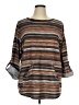 Ruby Rd. 100% Polyester Brown Pullover Sweater Size 1X - photo 1