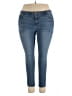 Democracy Solid Blue Jeans Size 18 - photo 1
