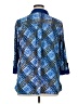 Nygard Color Block Blue 3/4 Sleeve Blouse Size 1X - photo 2