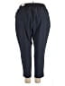 LIVI Solid Blue Gray Track Pants Size 22 Plus - photo 2