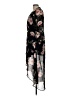 As U Wish 100% Polyester Floral Black Casual Dress Size L - photo 5