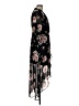 As U Wish 100% Polyester Floral Black Casual Dress Size L - photo 4