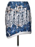 Jealous Tomato Print Blue Casual Skirt Size L - photo 1