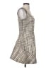 Marc Jacobs Tweed Gray Ivory Casual Dress Size 4 - photo 4