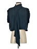 Zara 100% Polyester Teal 3/4 Sleeve Blouse Size S - photo 1