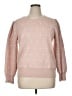 Adrianna Papell Polka Dots Pink Pullover Sweater Size 1X - photo 1