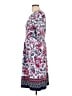 Talbots Print Blue Casual Dress Size L - photo 5