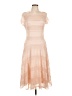 Sangria Tan Cocktail Dress Size 10 - photo 1