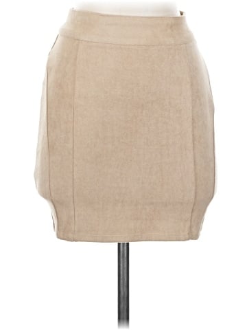 Bebe Faux Leather Skirt (view 1)