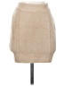 Bebe Solid Tan Faux Leather Skirt Size 2 - photo 1
