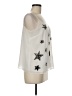 TWO by Vince Camuto 100% Polyester Stars Silver Sleeveless Top Size M - photo 4