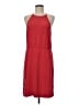 Tibi 100% Silk Solid Red Casual Dress Size 8 - photo 1