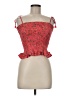 Lost + Wander 100% Rayon Red Sleeveless Blouse Size M (estimated) - photo 1