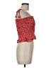 Lost + Wander 100% Rayon Red Sleeveless Blouse Size M (estimated) - photo 4