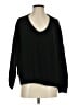 Debut Solid Black Pullover Sweater Size S - photo 1