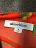 Alice Blue 100% Polyester Orange Sleeveless Blouse Size M - photo 7