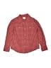 Crewcuts 100% Cotton Checkered-gingham Red Long Sleeve Button-Down Shirt Size 10 - photo 1