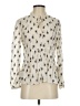 Rebecca Taylor Print Ivory Long Sleeve Blouse Size 4 - photo 1