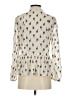 Rebecca Taylor Print Ivory Long Sleeve Blouse Size 4 - photo 2
