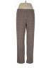 Versona Houndstooth Brown Casual Pants Size L - photo 1