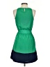 Express 100% Polyester Color Block Green Casual Dress Size S - photo 2
