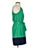 Express 100% Polyester Color Block Green Casual Dress Size S - photo 4
