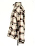 Hollister Plaid Ivory Coat Size S - photo 5