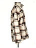 Hollister Plaid Ivory Coat Size S - photo 4